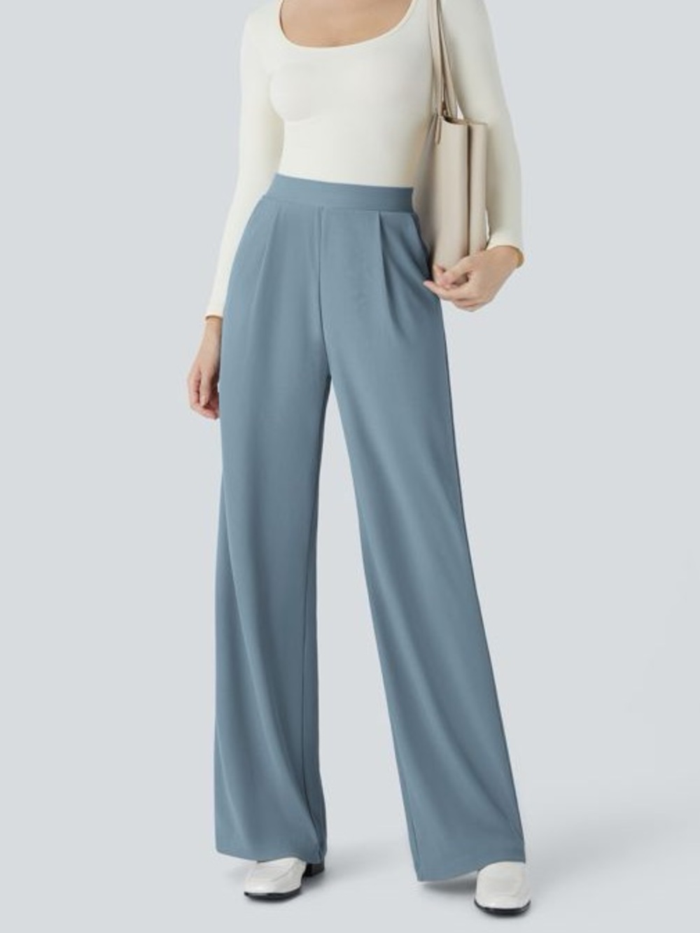 HALARA Halara Flex™ High Waisted Body Sculpt Waist-Slimming Wide Leg pants sz XS